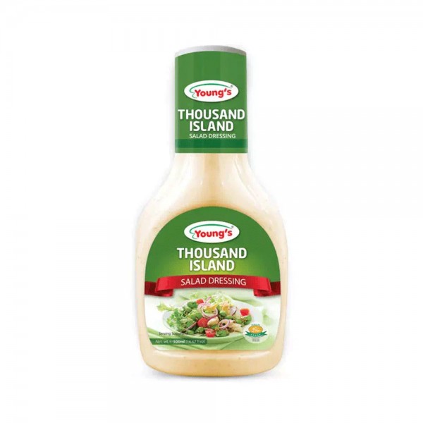 YOUNG`S THOUSAND ISLAND SALAD DRESSING SAUCE 500ML